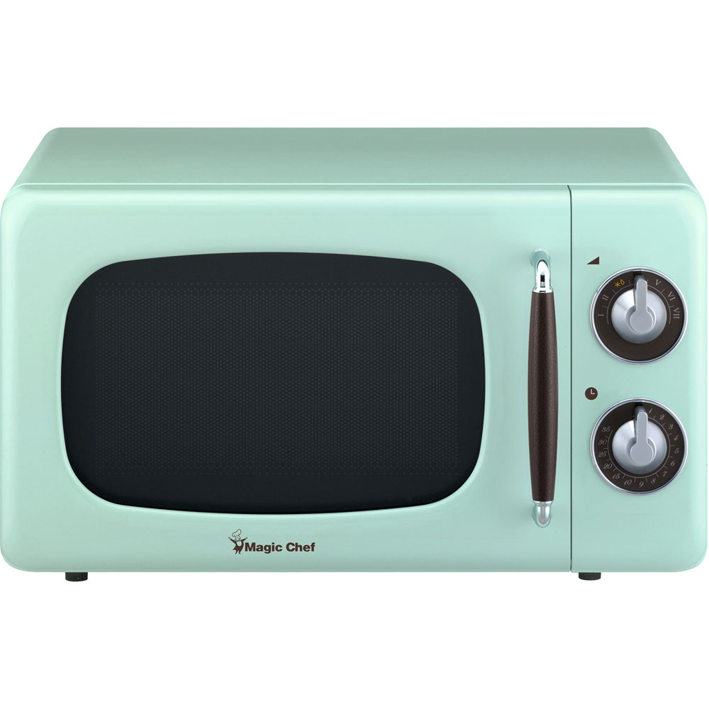 Magic Chef 0 7 Cu Ft 700w Retro Countertop Microwave Oven In