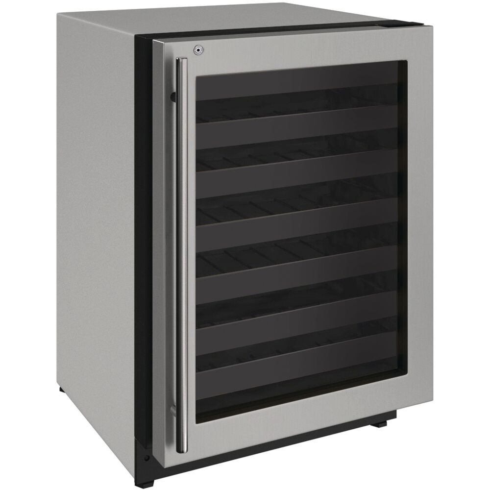 24-In. 2000 Series Stainless Steel Frame Wine Captain with Lock and Right Hinge