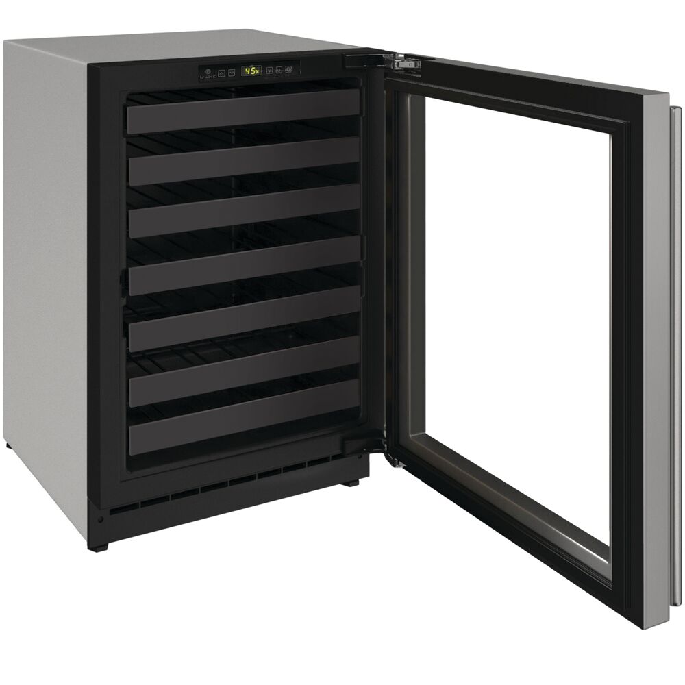 24-In. 2000 Series Stainless Steel Frame Wine Captain with Lock and Right Hinge