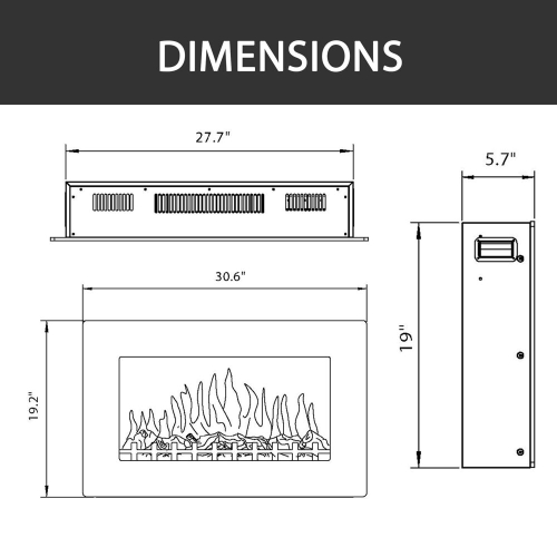 Hanover F30WMEF-1BK - 2