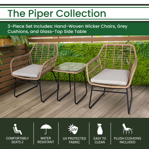 Hanover PIPER3PC-GRY - 1