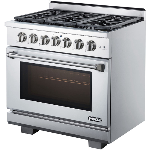 36-In. Culinary Series Professional Style Gas Range in Stainless Steel RIGHT
