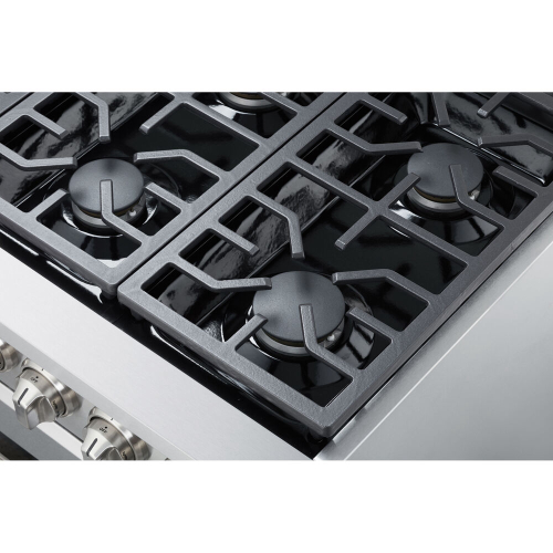 36-In. Culinary Series Professional Style LP Gas Range in Stainless Steel IMAGE