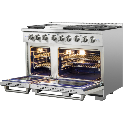48-In. Culinary Series Professional Style Gas Range in Stainless Steel IMAGE