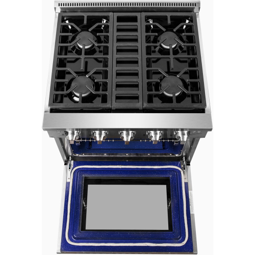 30-In. Culinary Series Professional Style LP Gas and Electric Dual Fuel Range, Stainless Steel IMAGE