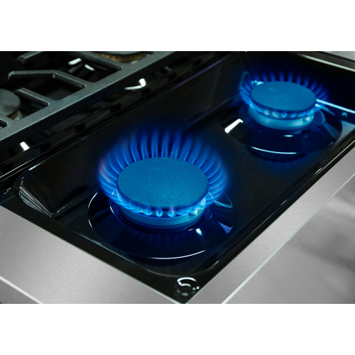 48-In. Culinary Series Professional Style Gas and Electric Dual Fuel Range, Stainless Steel IMAGE